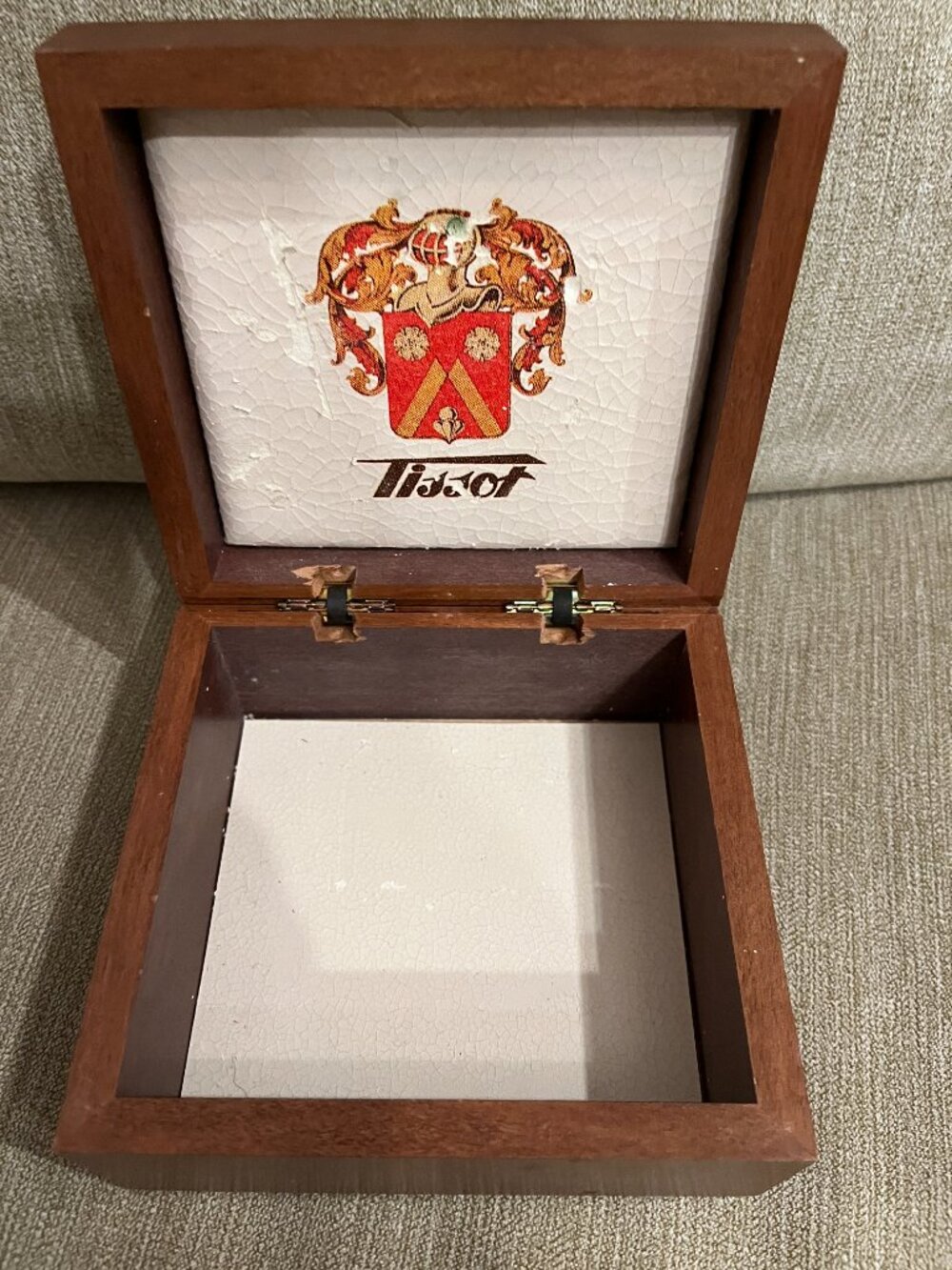 Tissot Wooden Watch Presentation Box Made in Italy